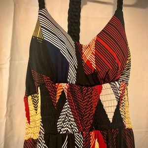 Gorgeous abstract silky dress